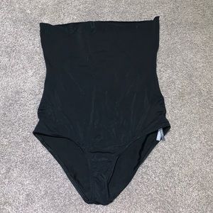 High waisted black aerie swim bottoms